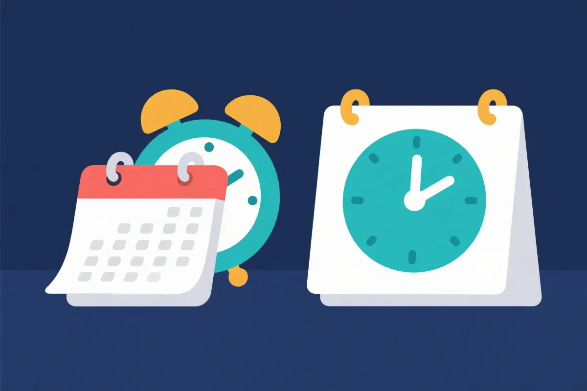 开奖时间与日历示意图